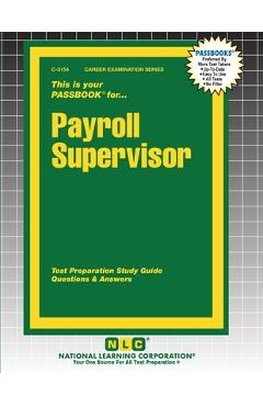 Coperta cărții 'Payroll Supervisor -'