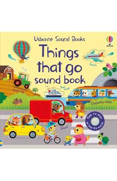 Coperta cărții 'Things That Go Sound Book - Sam Taplin'