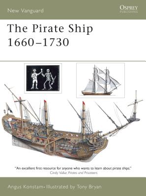 Coperta cărții 'The Pirate Ship 1660-1730 - Angus Konstam'