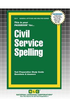 Coperta cărții 'Civil Service Spelling -'
