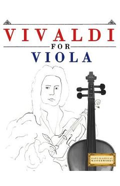 Coperta cărții 'Vivaldi for Viola: 10 Easy Themes for Viola Beginner Book -'