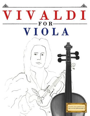 Coperta cărții 'Vivaldi for Viola: 10 Easy Themes for Viola Beginner Book -'