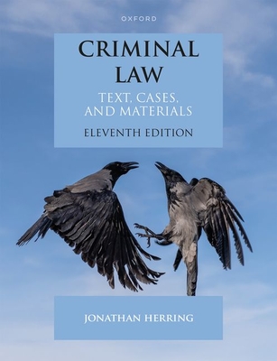 Coperta cărții 'Criminal Law 11E Paperback -'