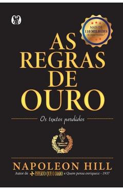 Coperta cărții 'As Regras de Ouro - Napoleon Hill'