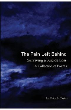 Coperta cărții 'The Pain Left Behind: Surviving a Suicide Loss A Collection of Poems - Erica B. Castro'