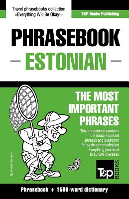 English-Estonian phrasebook & 1500-word dictionary - Andrey Taranov