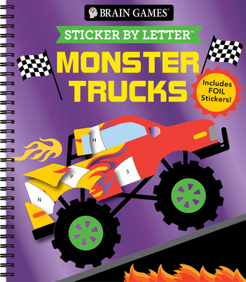 Brain Games - Sticker by Letter: Monster Trucks -
