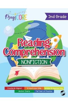 Coperta cărții '2nd Grade Reading Comprehension Nonfiction -'