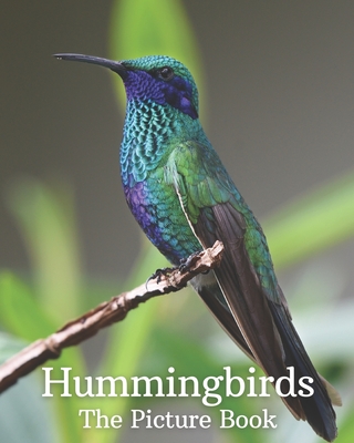 Coperta cărții 'Hummingbirds: The Picture Book of Hummingbirds Great Gift for Parkinson's Alzheimer's & Seniors with Dementia. - Lisa'