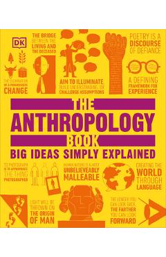 Coperta cărții 'The Anthropology Book: Big Ideas Simply Explained -'