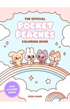 Coperta cărții 'The Official Pocket Peaches Coloring Book - Dora Wang'