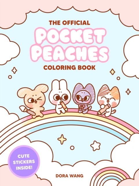 Coperta cărții 'The Official Pocket Peaches Coloring Book - Dora Wang'