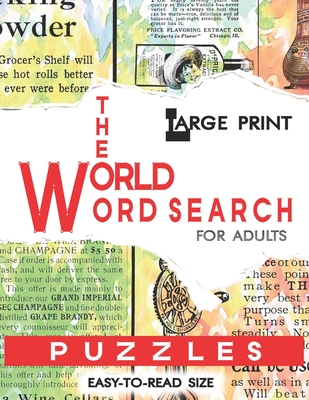 In The World Word Search Puzzles Book: Large Print Word Search Book for Adults - Kawinwat Pakornkawinpong