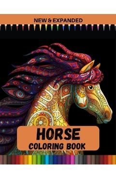 Poza produsului Horse Coloring Book (New & Expanded): Cute Gifts For Horses Lovers - Print Point