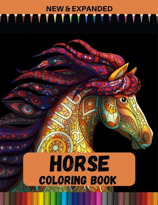 Horse Coloring Book (New & Expanded): Cute Gifts For Horses Lovers - Print Point