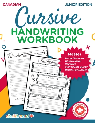 Coperta cărții 'Junior Cursive Handwriting Workbook - Cassie Hatt'