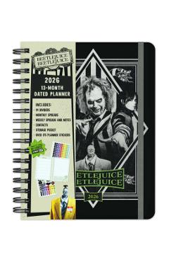 Coperta cărții '2026 Beetlejuice Beetlejuice 13-Month Weekly Planner -'