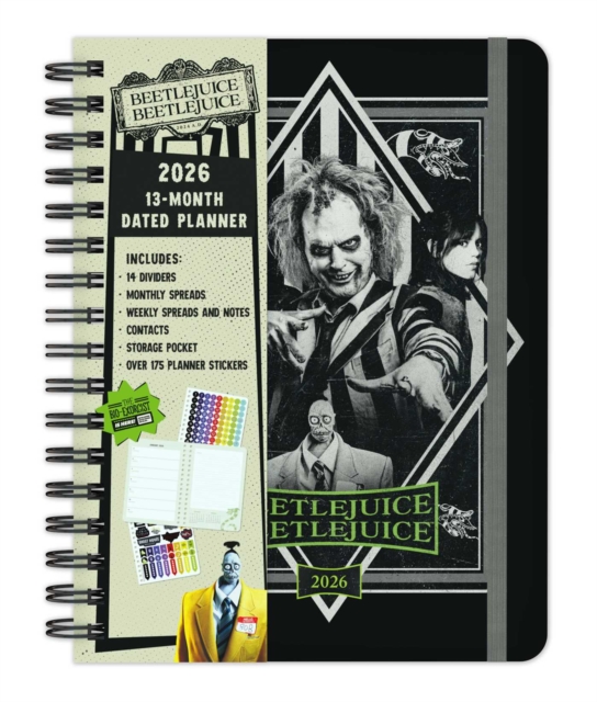 2026 Beetlejuice Beetlejuice 13-Month Weekly Planner -