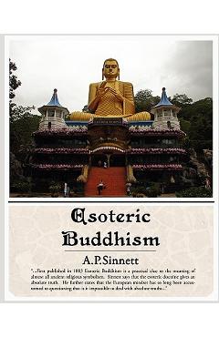 Coperta cărții 'Esoteric Buddhism - A. P. Sinnett'