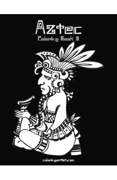 Coperta cărții 'Aztec Coloring Book 3 - Nick Snels'