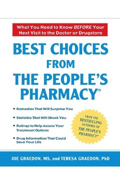 Coperta cărții 'Best Choices From the People's Pharmacy: What You Need to Know Before Your Next Visit to the Doctor or Drugstore - Joe'