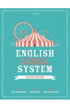 English Legal System 6e Paperback -