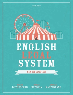 Coperta cărții 'English Legal System 6e Paperback -'