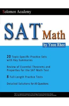 SAT Math: Solomon Academy's SAT Math Book - Yeon Rhee
