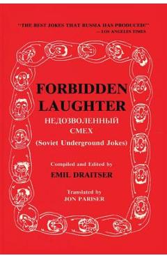 Coperta cărții 'Forbidden Laughter: Soviet Underground Jokes - Bilingual edition - Emil Draitser'