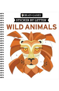 Poza produsului Brain Games - Sticker by Letter: Wild Animals - 