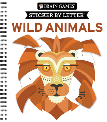 Brain Games - Sticker by Letter: Wild Animals -