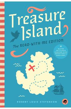 Coperta cărții 'Treasure Island: The Read-With-Me Edition: The Unabridged Story in 20-Minute Reading Sections with Comprehension'
