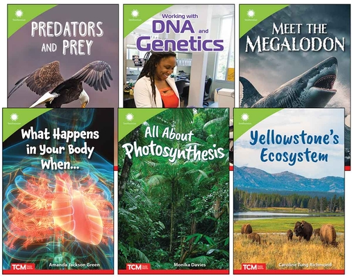 Coperta cărții 'Smithsonian Steam Life Science Informational Text for Middle School 6-Book Set -'