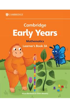 Coperta cărții 'Cambridge Early Years Mathematics Learner's Book 3a: Early Years International - Alison Borthwick'