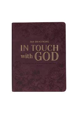 Coperta cărții 'Devotional in Touch with God Brown Flexcover Jan. -'