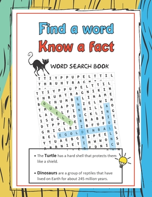 Word Search Book, Find a Word Know a Fact: Word Search Book for Kids Ages 7-12 for Raising Confident Readers, - Kamilu Prints