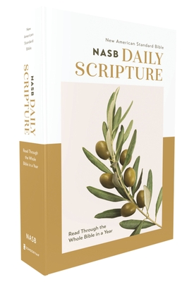 Nasb, Daily Scripture, Paperback, White/Olive, 1995 Text, Comfort Print: 365 Days to Read Through the Whole Bible in a Year - 