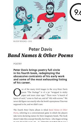Band Names & Other Poems - Peter Davis