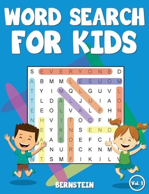 Word Search for Kids: 200 Easy Word Search Puzzles with Solutions - Large Print (Vol.1) -