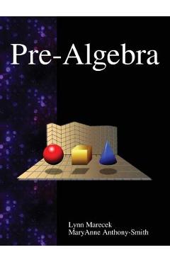 Coperta cărții 'Pre-Algebra - Lynn Marecek'
