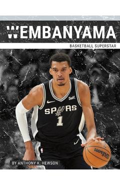 Coperta cărții 'Victor Wembanyama: Basketball Superstar - Anthony K. Hewson'