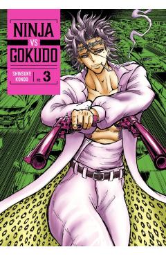 Coperta cărții 'Ninja vs. Gokudo 3 - Shinsuke Kondo'
