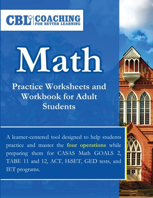 Math Practice Worksheets and Workbook for Adult Students - 