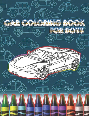 Car Coloring Books For Boys: Large 8,5 x 11 inch pages - Limited Edition - Smartbrain Creation