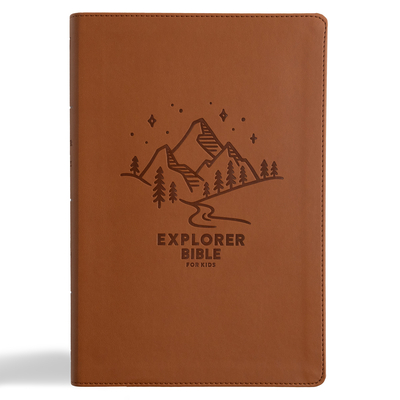 KJV Explorer Bible for Kids, Brown Leathertouch: Placing God's Word in the Middle of God's World - 