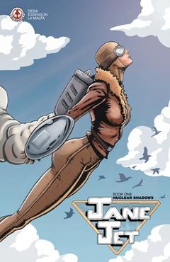 Coperta cărții 'Jane Jet: Book One - Nuclear Shadows - Amal Desai'