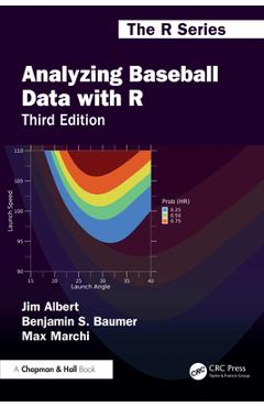 Coperta cărții 'Analyzing Baseball Data with R - Jim Albert'
