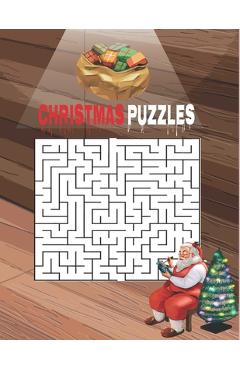 Coperta cărții 'Christmas Puzzles: (Highlights Puzzles christmas Activity Books) - Puzzles Christmas'