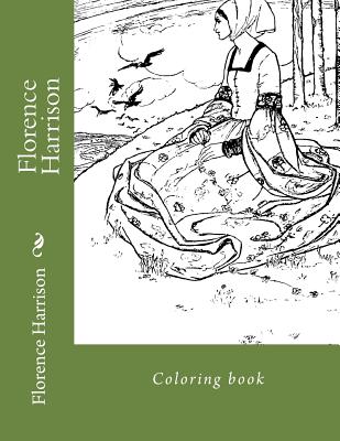 Coperta cărții 'Florence Harrison: Coloring book - Monica Guido'