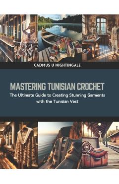 Coperta cărții 'Mastering Tunisian Crochet: The Ultimate Guide to Creating Stunning Garments with the Tunisian Vest - Cadmus U.'